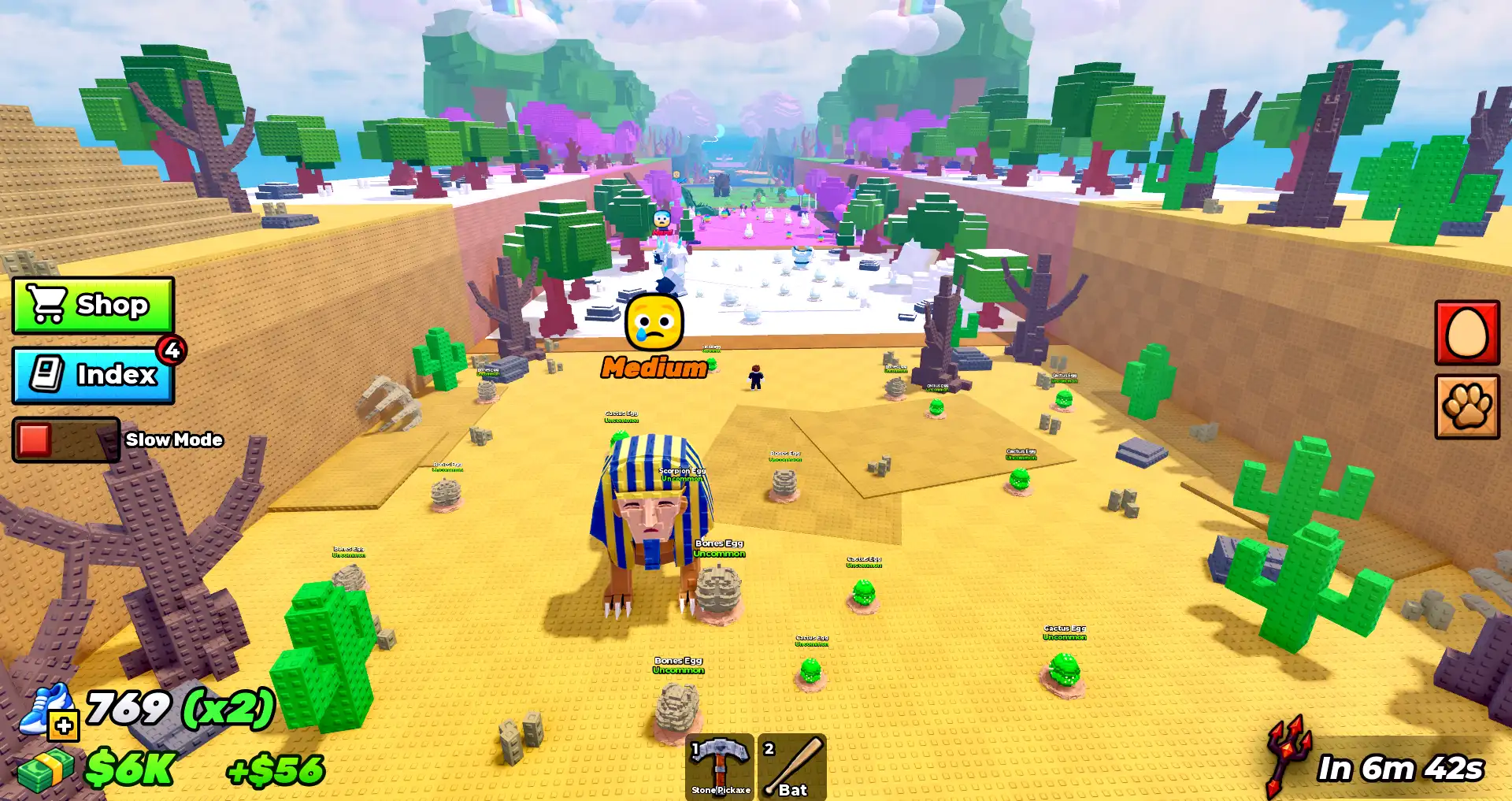 Break and Steal an Egg biomes