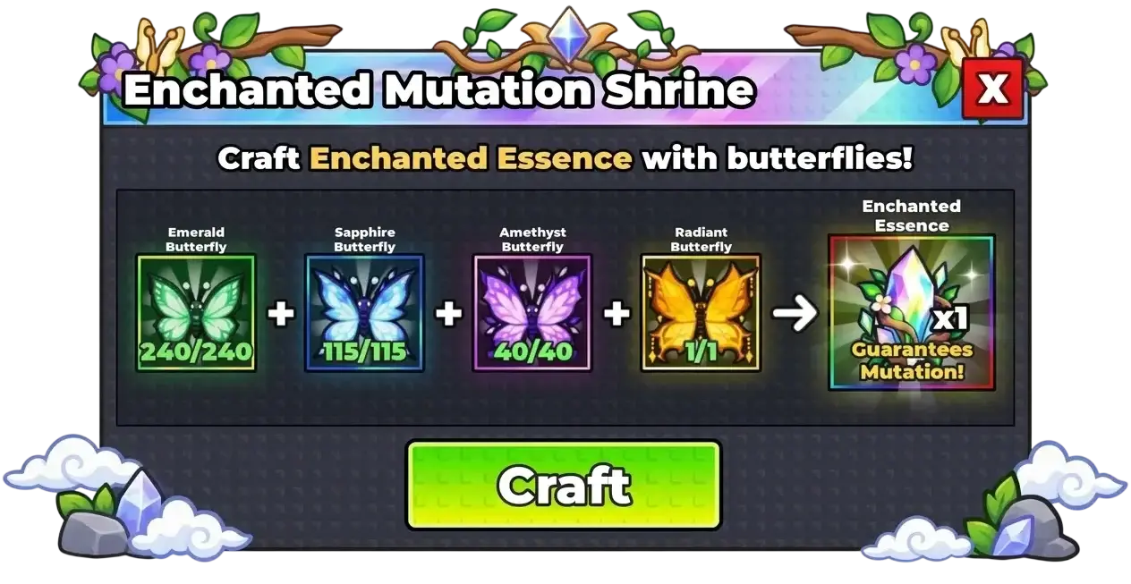 Enchanter Mutation shrine crafting