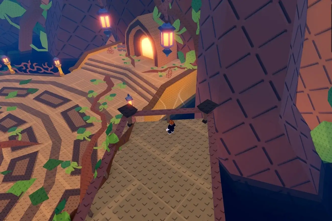 Jumping to portal leading to mushroom chamber