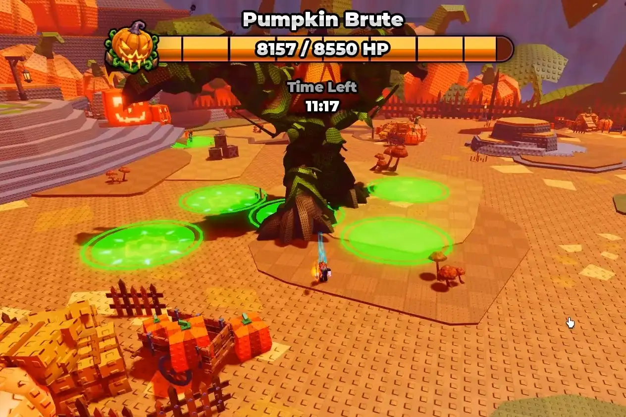 Pumpkin Brute's bursting vine attack