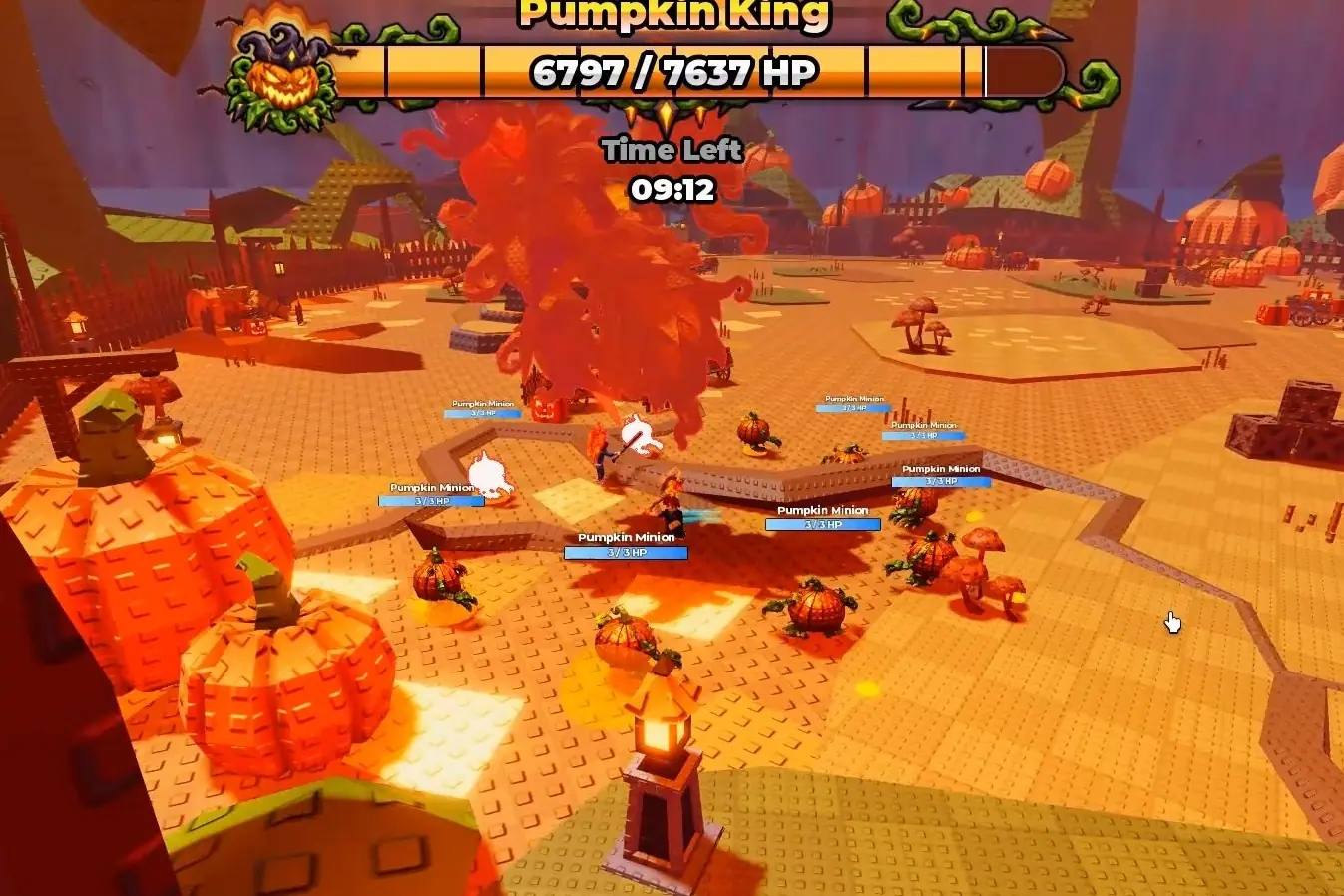 Pumpkin King summoning minions