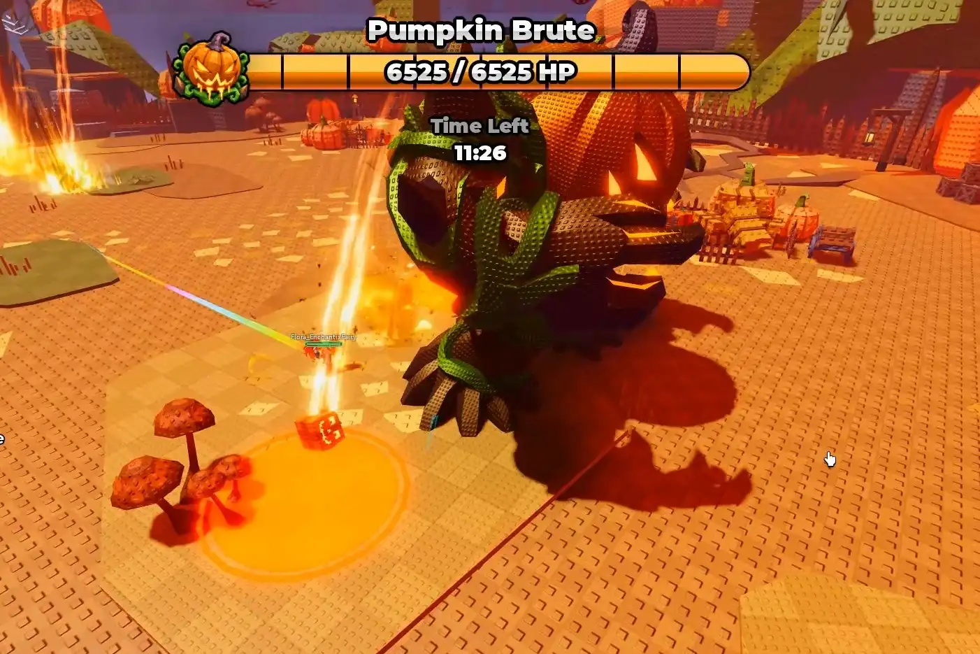 Pumpkin brute's pumpkin bombs