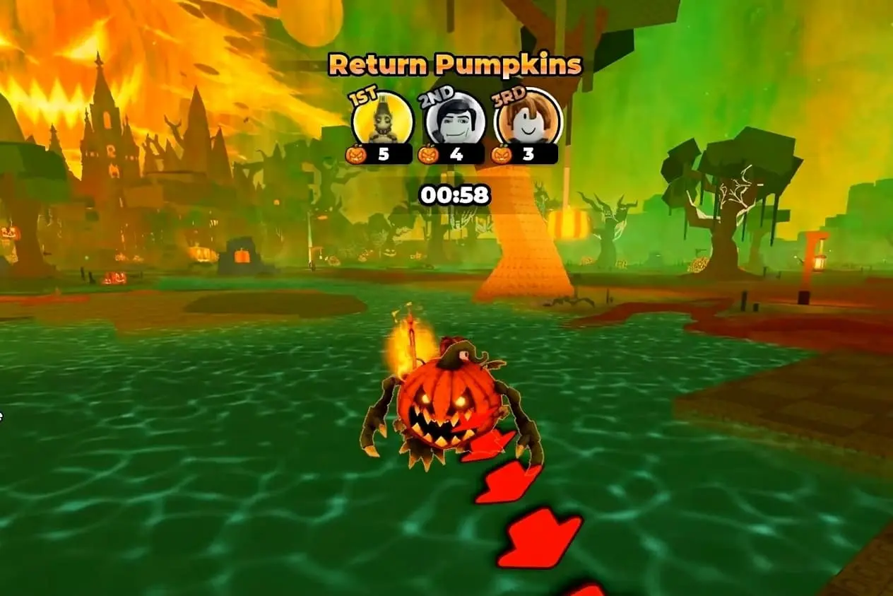 Pumpkin collecting event