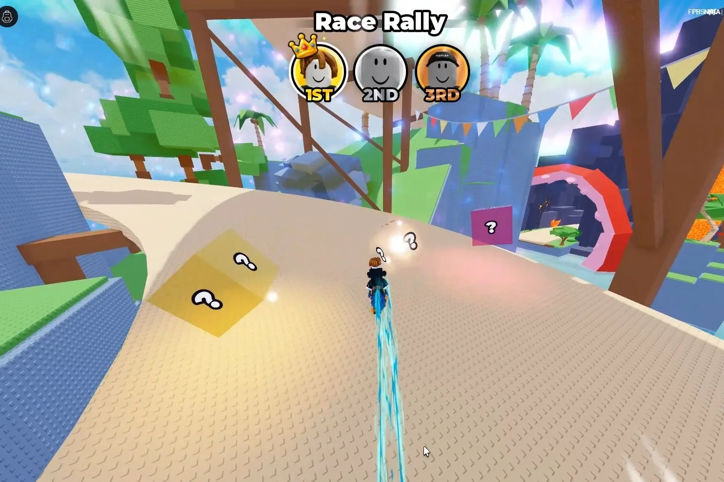Racing events mystery drops