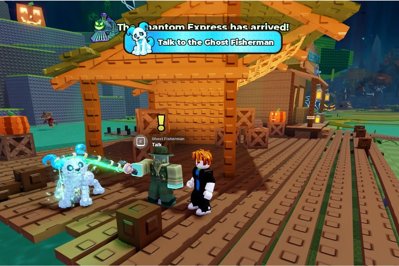 Talking with ghost fisherman