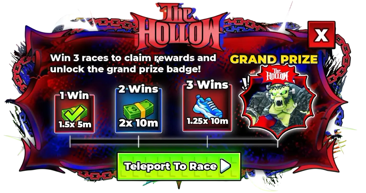 The Hollow event prizes
