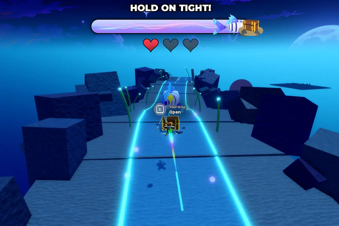 Underwater minigame reward