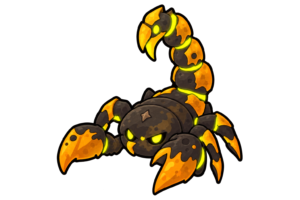Haunted Scorpio pet in Steal an Egg