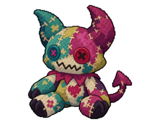patchwork Imp pet in Steal an Egg